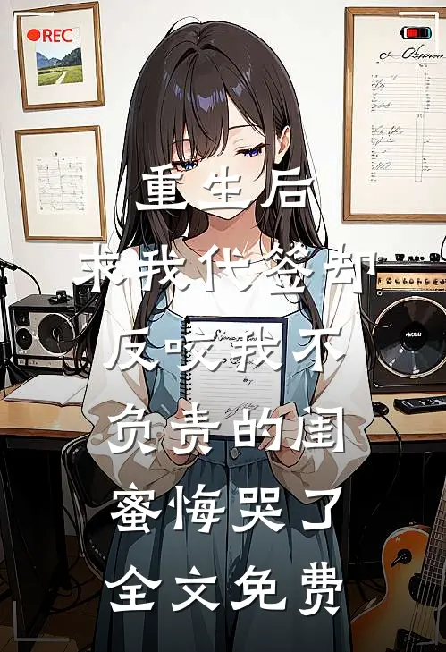 重生后，求我代签却反咬我不负责的闺蜜悔哭了全文免费